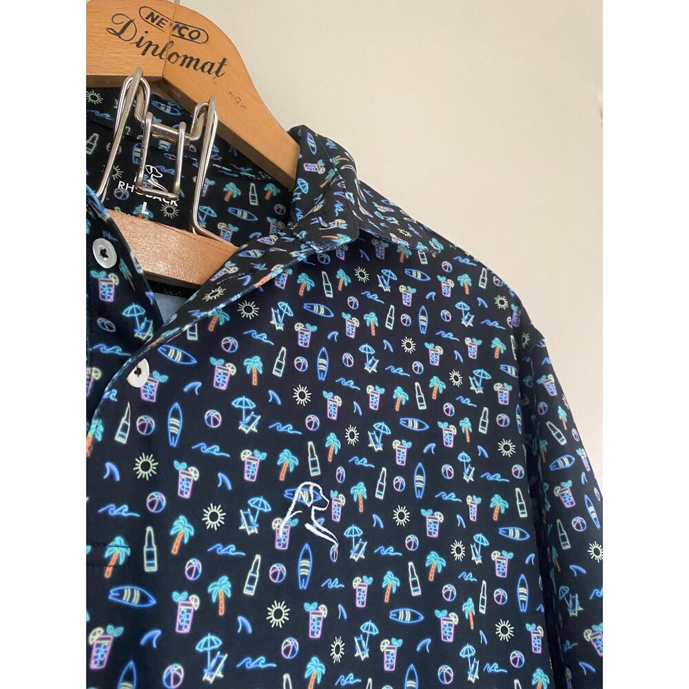 Rhoback Size Large Five O Clock Polo